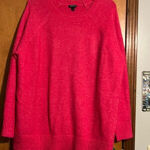 Torrid Bright Pink Crew Neck Sweater